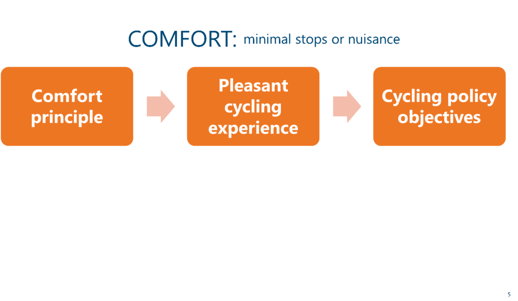 Designing Bicycle Infrastructure - Comfort