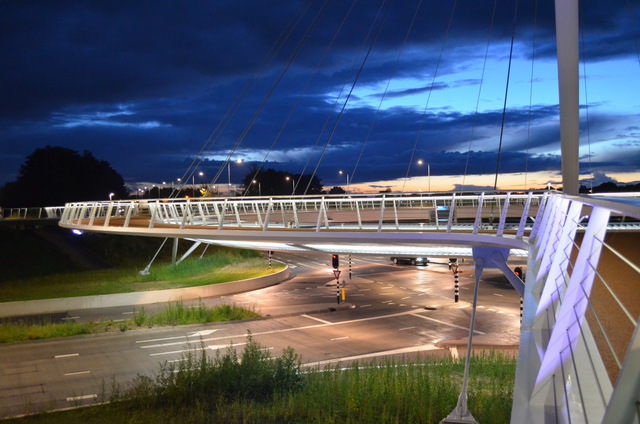 Jewels of cycling infrastructure: the Hovenring, Eindhoven’s futuristic suspended bicycle crossing